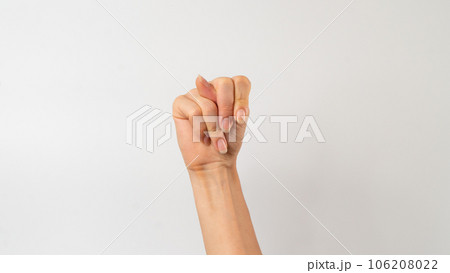 Sign language of the deaf and dumb people, English letter n Sign language of the deaf and dumb people, English letter n 106208022