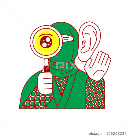 虫眼鏡を持つ忍者 106208223