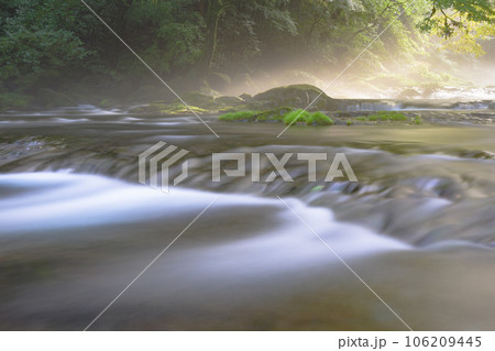 夏の絶景 幻想的な菊池渓谷 夏の絶景 幻想的な菊池渓谷 106209445