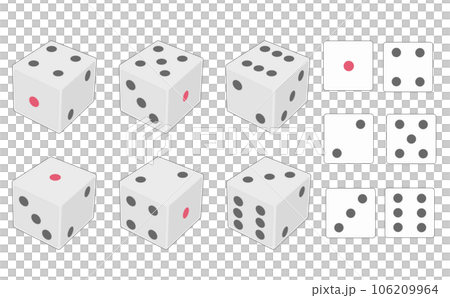 Dice illustration 106209964