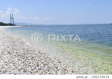 泉南マーブルビーチの大理石の海岸線 106210634