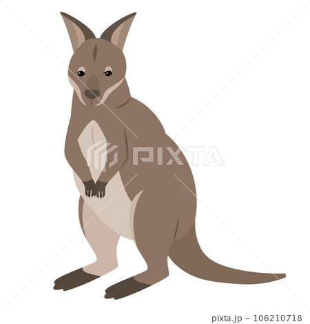 ワラビーのイラスト ワラビーのイラスト 106210718