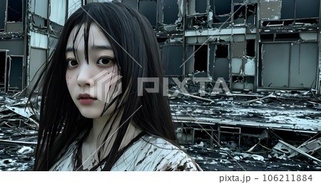 日本のホラーのイラスト「AI生成画像」 106211884