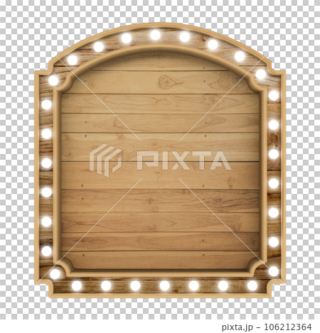 wooden signboard isolated on white 106212364