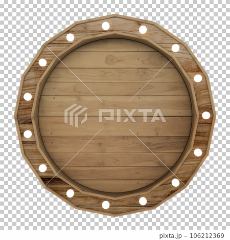 wooden signboard isolated on white 106212369