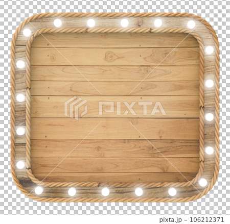 wooden signboard on white 106212371