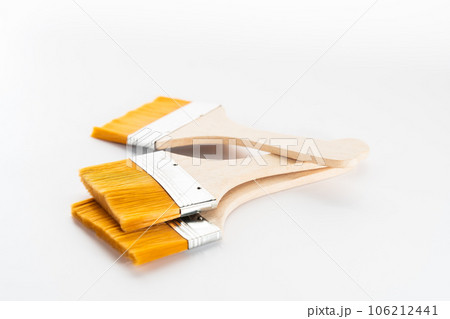 Brush placed on a white background. 106212441