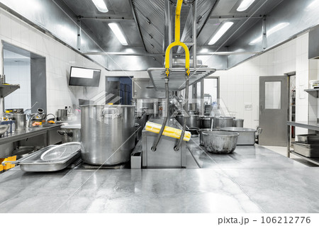 Kitchen appliances in professional kitchen in a modern restaurant 106212776