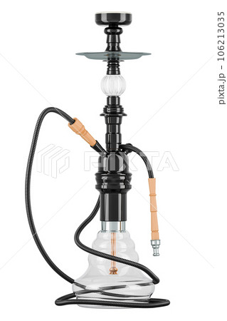 Hookah, shisha or waterpipe. 3D rendering 106213035