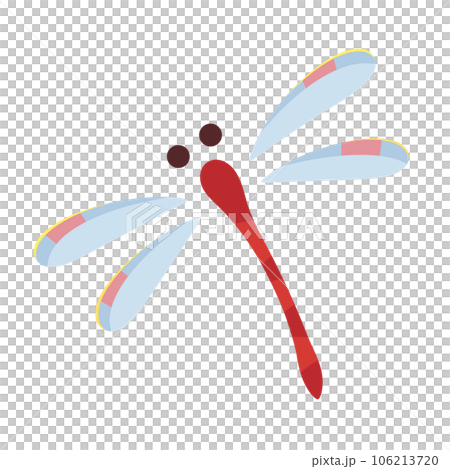 日式蜻蜓插畫 106213720