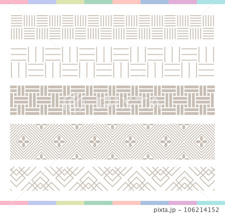 Collection of various traditional Korean patterns and frames. 106214152