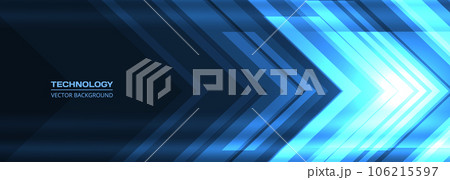 Abstract blue arrows movement high-speed futuristic technology background concept. Abstract blue arrows movement high-speed futuristic technology background concept. 106215597