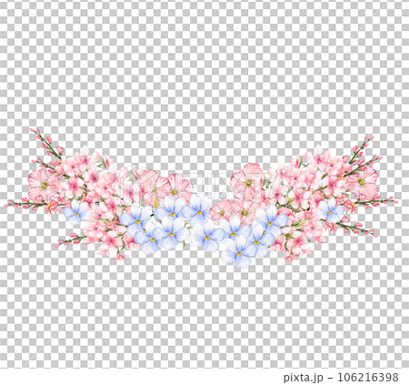 art, border, botanical, butterfly, cartoon, clover, coloured, composition, cover, delicate, doodle, dragonfly, drawing, drawn, ecology, elegance, element, endless, fairy blooming, fantasy, flying, fol 106216398