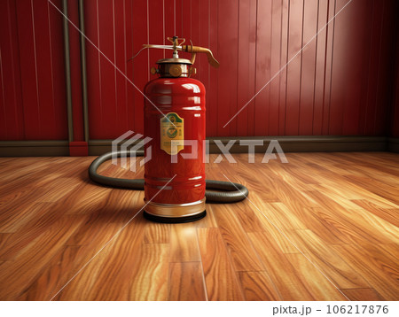 Isolated fire extinguisher Isolated fire extinguisher 106217876
