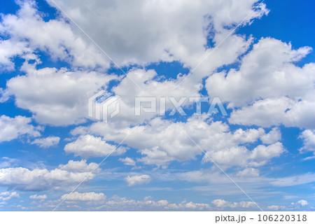 【雲の風景】青い空と白い雲 【雲の風景】青い空と白い雲 106220318