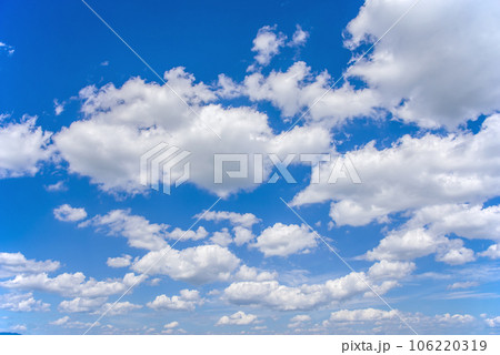 【雲の風景】青い空と白い雲 【雲の風景】青い空と白い雲 106220319