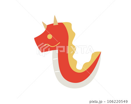 シンプルな龍のイラスト シンプルな龍のイラスト 106220549