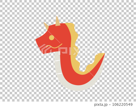 シンプルな龍のイラスト シンプルな龍のイラスト 106220549