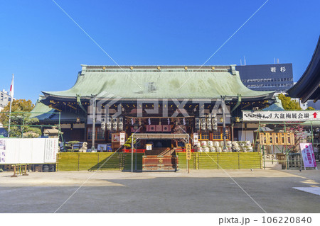 大阪天満宮　御本殿　梅の咲く季節（大阪市北区天神橋） 106220840