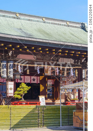 大阪天満宮　御本殿　梅の咲く季節（大阪市北区天神橋） 106220844