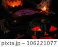 ハロウィンの禍々しいスープとジャックオーランタン 106221077
