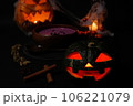 ハロウィンの禍々しいスープとジャックオーランタン 106221079