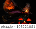 ハロウィンの禍々しいスープとジャックオーランタン 106221081