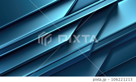 The abstract background of metal texture with empty space in soft light blue color. Exuberant 3D illustration. 106221213