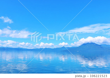 北海道 青空の支笏湖 北海道 青空の支笏湖 106221523