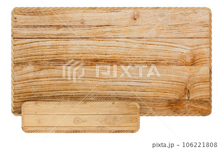 old wooden board isolated on white old wooden board isolated on white 106221808
