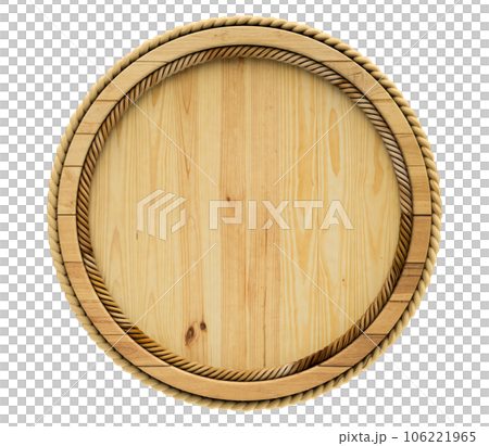 wooden barrel isolated on white 106221965