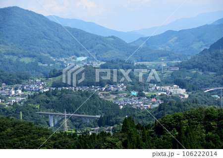 国見ヶ丘展望台から見る高千穂の風景 106222014