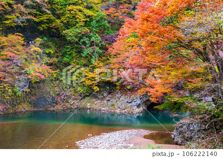 湯瀬渓谷(秋) 湯瀬渓谷(秋) 106222140