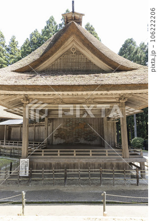 中尊寺境内にある白山神社能楽殿 平泉 中尊寺境内にある白山神社能楽殿 平泉 106222206