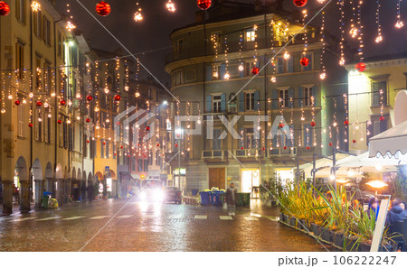 Streets of Bergamo during Christmastime Streets of Bergamo during Christmastime 106222247