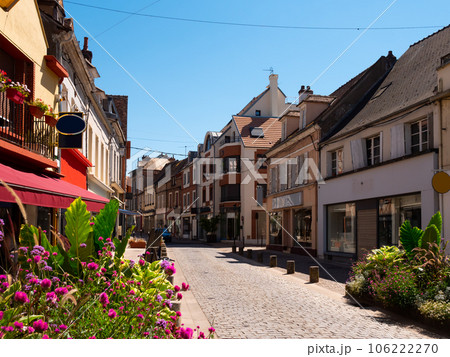 Peaceful streets of Sens, France 106222270