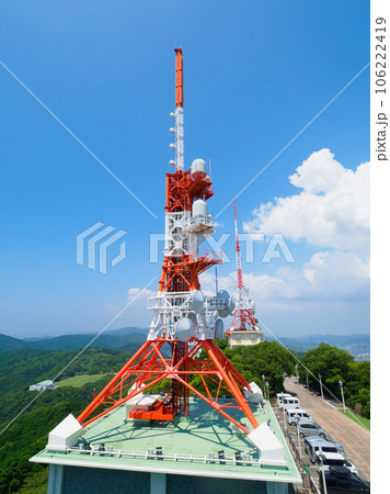 長崎県　長崎市　稲佐山の鉄塔 106222419