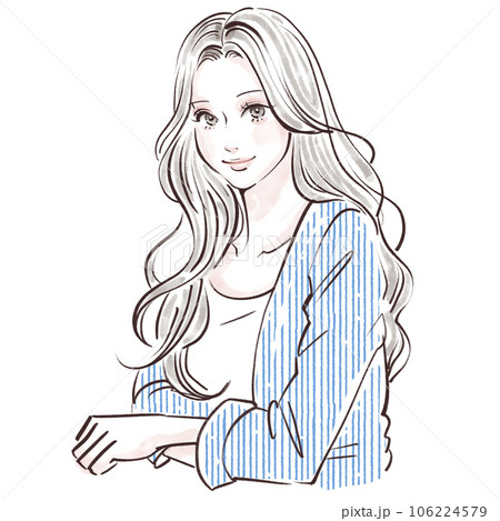 女性のイラスト素材 女性のイラスト素材 106224579