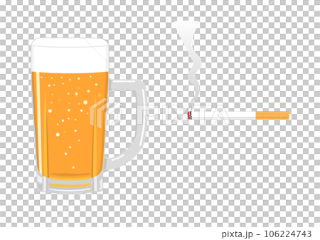 喝生啤酒和抽煙 106224743