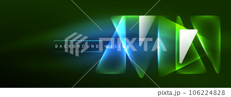 Vibrant Geometric Neon Shiny Line Background. A Bold and Stunning Display of Shapes, Lines, Colors, and Glow, Perfect for Futuristic Modern Designs, Hi-tech Presentations, Technology Web Pages Vibrant Geometric Neon Shiny Line Background. A Bold and Stunning Display of Shapes, Lines, Colors, and Glow, Perfect for Futuristic Modern Designs, Hi-tech Presentations, Technology Web Pages 106224828