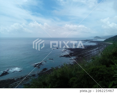 展望台から見る日南海岸と鬼の洗濯板 7月 展望台から見る日南海岸と鬼の洗濯板 7月 106225467