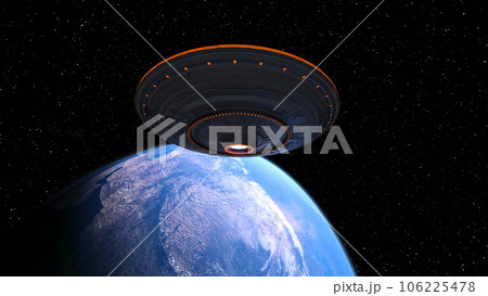 地球とUFO 106225478