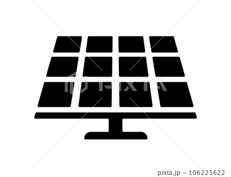 ソーラーパネル アイコン ベクターイラスト ソーラーパネル アイコン ベクターイラスト 106225622