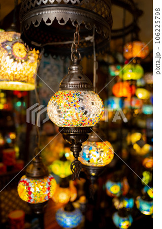 beautiful turkish lanterns 106225798