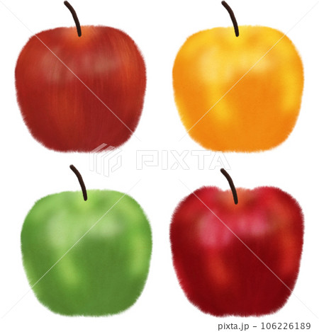 set of apples 106226189
