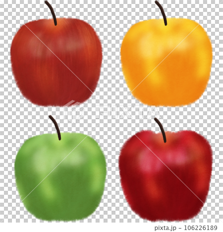 set of apples 106226189