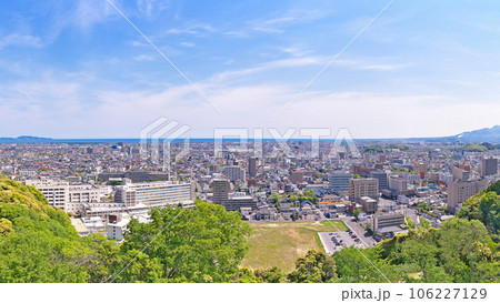 【米子城より米子市内を一望】 (高解像度版) 鳥取県米子市久米町 【米子城より米子市内を一望】 (高解像度版) 鳥取県米子市久米町 106227129