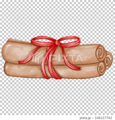 Christmas Elements Set realistic watercolor style painting Christmas Elements Set realistic watercolor style painting 106227702