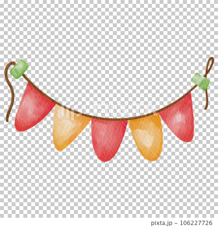 Christmas Elements Set realistic watercolor style painting 106227726