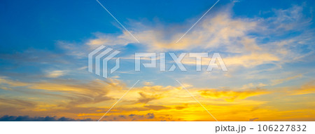 サンセット 夕空 サンセット 夕空 106227832